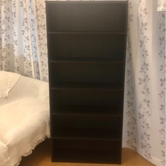 【商談中】本棚 6段 幅60×奥行17×高さ134cm 5/30まで