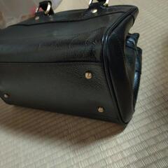 BURBERRY★ハンドバッグ ノバチェック レザー BLACK!!の画像