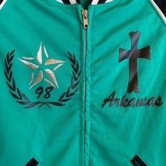 洋柄スカジャン風ジャージの画像