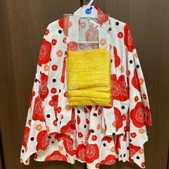値下げ❣️【未使用】浴衣130センチ❣️女の子の画像