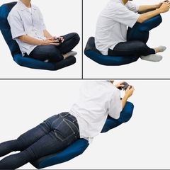 新品未使用品 ホリ 禅 フロアチェアAC02-001 ゲーミングソファ・マット ゲーム用 座椅子の画像