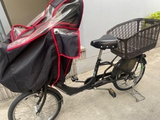 子供のせ自転車 非電動 雨カバー付