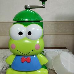 氷かき器　ケロケロケロッピ　手動