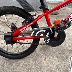 子供用自転車D-BIKE master 18V 赤の画像