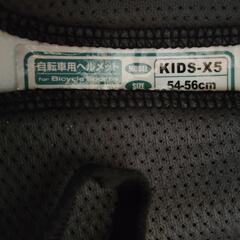 幼児用ヘルメット赤青2つ54〜56センチの画像