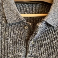 襟付き長袖ニットの画像