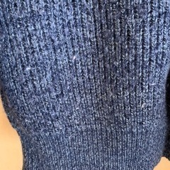 襟付き長袖ニットの画像