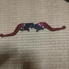 バイクのハンドルのクラッチの画像