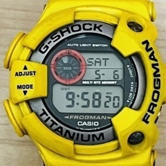★動作良好　G-SHOCK/Gショック イエロー FROGMAN...