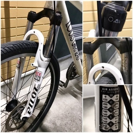 LOUIS GARNEAU ルイガノ 定価18円万 マウンテンバイク 油圧ディスクブレーキ エアサス 上位機種 MTB クロスバイク