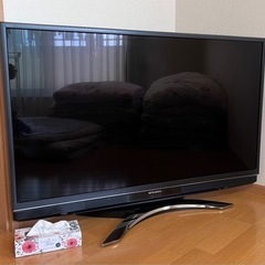 【終了】液晶テレビ　46インチ　三菱REAL 【縦線あり】の画像