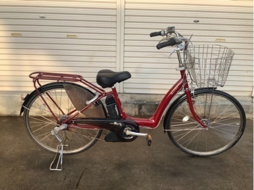 63 ブリヂストン新機種電動アシスト自転車Beaute26インチアズキアルミボディー