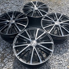 ワ）weds ウェッズ Fang GYLE 16×6.5J +47 5H PCD114.3 ブラックポリッシュホイール ハブ径60㎜ 4本セットの画像