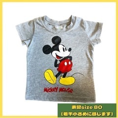 ミッキー半袖Tシャツsize80（サイズ70〜着られると思います）