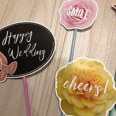結婚式フォトプロップの画像