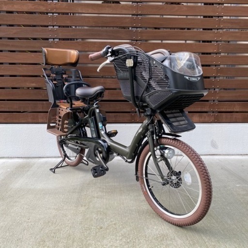 YAMAHA PAS Kiss mini お洒落です❣️子供乗せ自転車　3人乗り