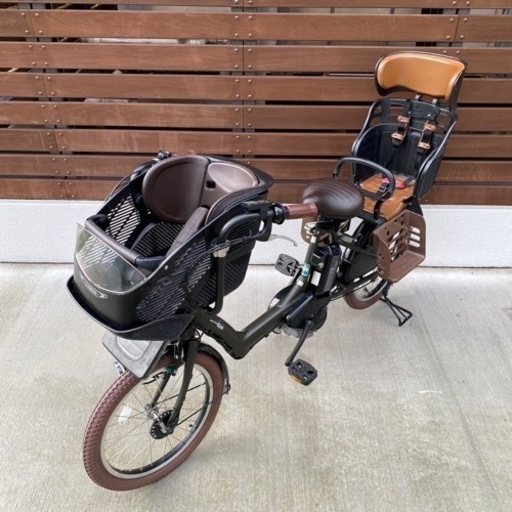 YAMAHA PAS Kiss mini お洒落です❣️子供乗せ自転車　3人乗り