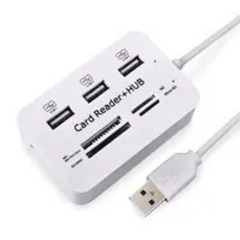 マルチマイクロUSB充電器ハブ2.0OTG SDTFカードリーダー