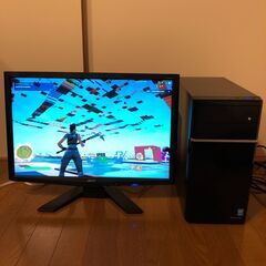 ゲーミングパソコン/モニターセット/GTX1650/Core i...