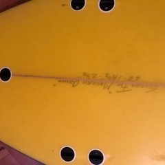 サーフボード　ショートボード　6’0 イエローの画像