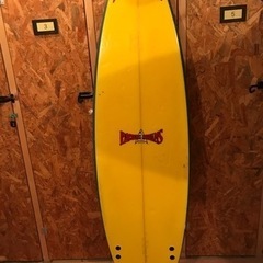 サーフボード　ショートボード　6’0 イエローの画像
