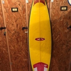 サーフボード　ショートボード　6’0 イエロー