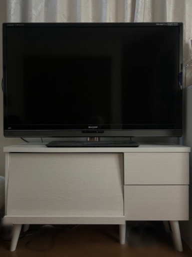 SHARP液晶テレビ、テレビ台セット