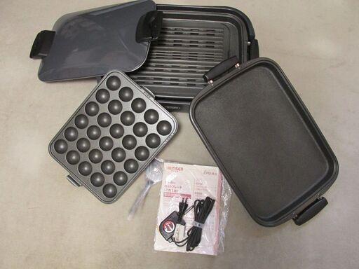 タイガーホットプレート美品！。焼肉・たこ焼き・お好み焼き可能。