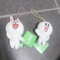 最終値下‼️新品タグ付ぬいぐるみまとめて⭐️ LINE ブラウン&コニー  BIGぬいぐるみセット オマケ付‼️の画像