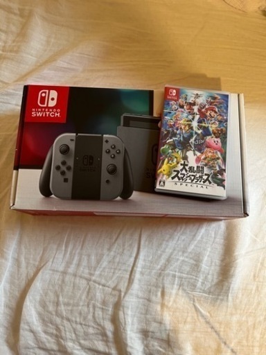 急募　Nintendo Switch任天堂　本体　プラス　大乱闘スマッシュブラザーズのソフト付き