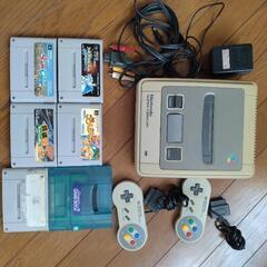 【決まりました】スーパーファミコン本体＋ゲームカセット5本＋ブラ...