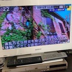 液晶テレビ＆DVDプレーヤーあげます！都合が1番合う方優先します。