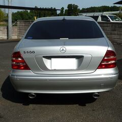 H12 Mベンツ　S500ロング　左ハンドル　S600仕様　SR　車検２年付き　革　16419の画像