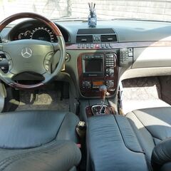 H12 Mベンツ　S500ロング　左ハンドル　S600仕様　SR　車検２年付き　革　16419の画像