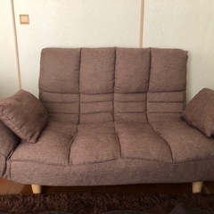 【美品】二人掛けリクライニングソファ(取引交渉中)
