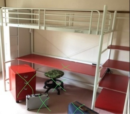 （終了）ロフトパイプベッド