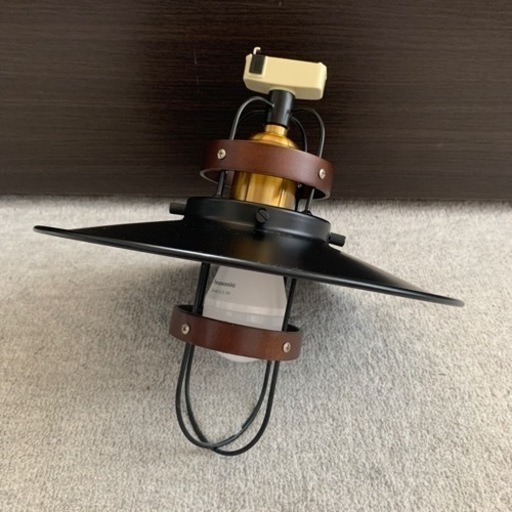 【美品】シーリングライト LED照明 ブラック ブラウン ウッド モダン
