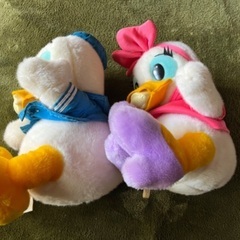 ドナルド＆デイジー ぬいぐるみ　ディズニーの画像