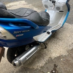 バイク　スカイウェイブ  cj43 不動　パーツ取りの画像