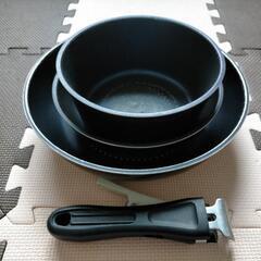 ルクスパン ブルーダイヤモンドコートIH対応クックウェア4点セットの画像
