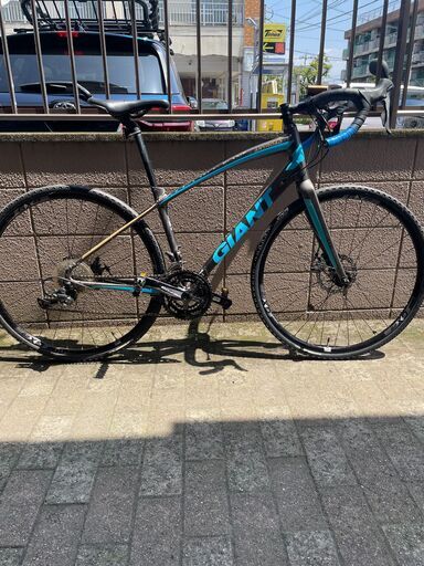 リサイクルショップどりーむ荒田店　No743 ロードバイク　グラベル　GIANT　ANYROAD　機械式ディスクブレーキ　２８インチ　定価１０万　中古相場５～６万　ちょっと訳あり。。