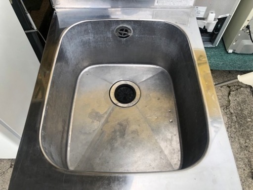 【リサイクルサービス八光】幅45㎝　東製作所　業務用　1槽ステンレスシンク