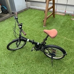 折りたたみ　自転車　パンク