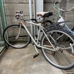 【サーフボードキャリア付き】小ぶりのクロスバイク
