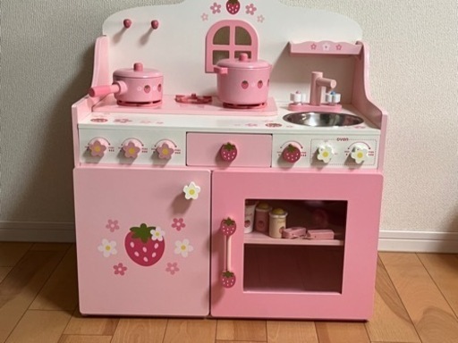 マザーガーデン　うさもも　キッチン　冷蔵庫　ドレッサー　3点セット