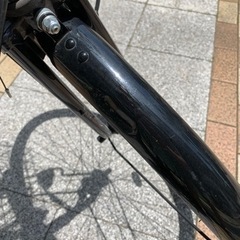 自動点灯ライト付自転車　黒色の画像