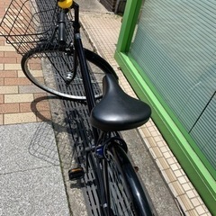 自動点灯ライト付自転車　黒色の画像