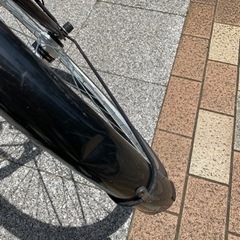 自動点灯ライト付自転車　黒色の画像