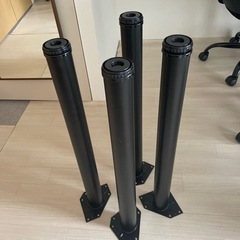 テーブル脚　高さ70cm ブラック