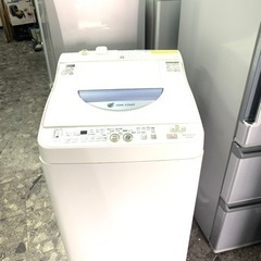 北九州市内配送無料　保証付き　シャープ SHARP ES-TG55L-A [たて型洗濯乾燥機（5.5kg） ブルー系]